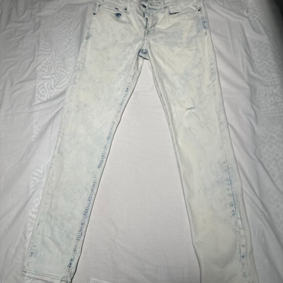 American Eagle Extreme Flex Acid Wash Jeans Size 31x32 - Picture 2 of 9